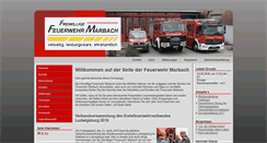 Desktop Screenshot of feuerwehr-marbach.de